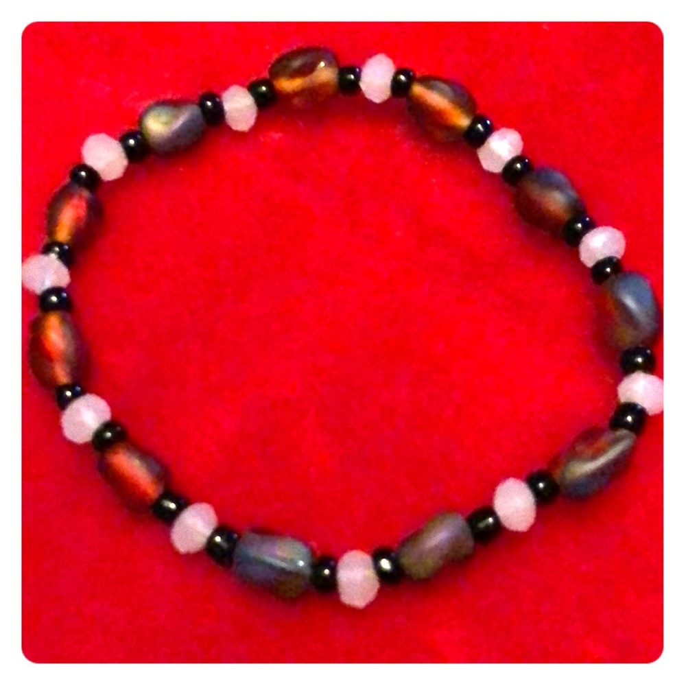 Fashion bracelet, approx 19cm, stretches